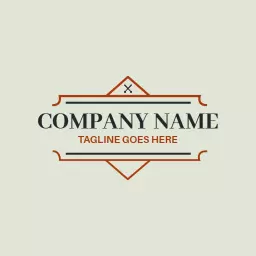 Classic Elegant Design Featuring Vintage Style Elements Logo Template