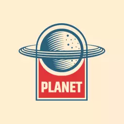 Classic Retro Planet Design with Rings and Bold Colors Logo Template