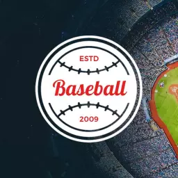Classic White and Red Baseball Logo Celebrating Team Spirit Logo Template