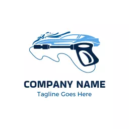 Clean Vehicles and Surfaces with Effective Pressure Washing Logo Template
