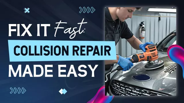 Collision Repair Techniques Made Easy Car YouTube Thumbnail Template