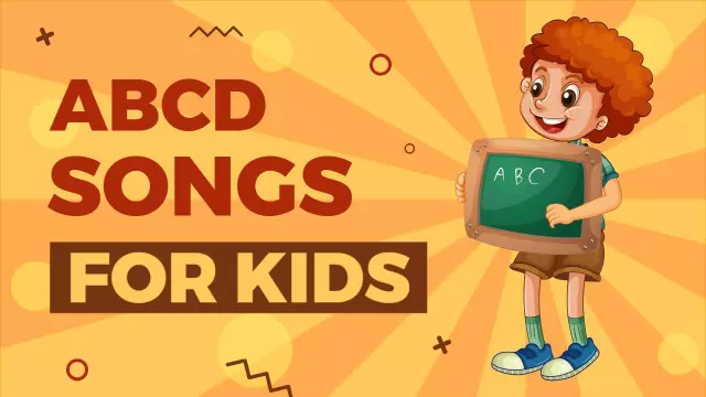 Colorful ABC Songs Kids Learning Trending YouTube Thumbnail Template