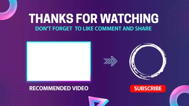 Colorful Abstract Dynamics Trending YouTube Thumbnail Template