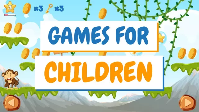 Colorful Adventure Platformer Gaming YouTube Thumbnail Template