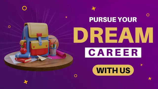 Colorful Backpack Education Journey Trending YouTube Thumbnail Template