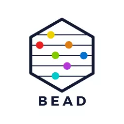 Colorful Beads Arranged in Playful Patterns Logo Template