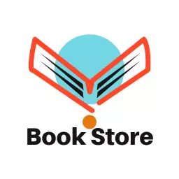 Colorful Book Design Featuring a Vibrant Blue Circle Logo Template