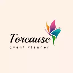 Colorful Butterfly Design Representing Event Planning Company Logo Template