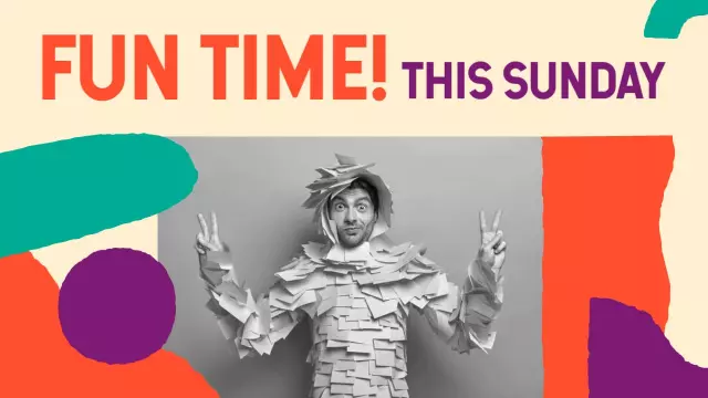 Colorful Comedy Moments Fun YouTube Thumbnail Template