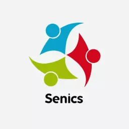 Colorful Connection of People Supporting NGO Services Logo Template