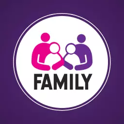 Colorful Family Bonding Showcasing Togetherness and Care Logo Template
