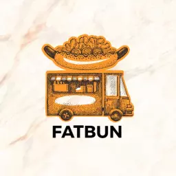 Colorful Food Truck Displaying Delicious Street Food Logo Template