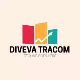 Colorful Geometric Designs Representing Business Growth Logo Template