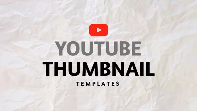 Colorful Geometric Patterns Abstract YouTube Thumbnail Template