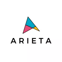 Colorful Geometric Shapes Representing Innovative Marketing Logo Template
