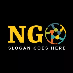 Colorful Hands Symbolizing Unity in NGO Services Logo Template