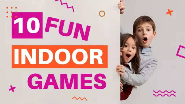 Colorful Indoor Games Fun Kids Activity YouTube Thumbnail Template