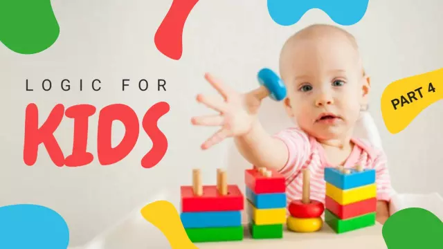 Colorful Learning Logic Games for Kids Trending YouTube Thumbnail Template