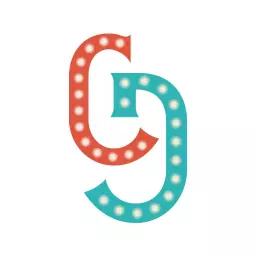 Colorful Marquee Style Monogram Design for Creative Branding Logo Template