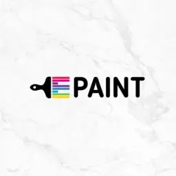 Colorful Paint Brush Design Celebrating Artistic Painting Logo Template