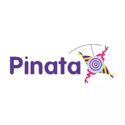 Colorful Party Theme Featuring a Whimsical Pinata Logo Template