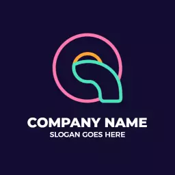 Colorful Q Letter Design Emphasizing Modern Branding Logo Template