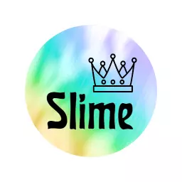 Colorful Rainbow Design Celebrating Fun Slime Creations Logo Template