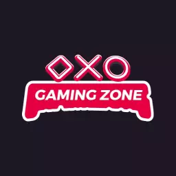 Colorful Red and Pink Design Representing Gaming Zone Logo Template