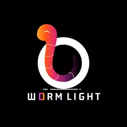 Colorful Spiral Design Representing Worm Light Innovatively Logo Template