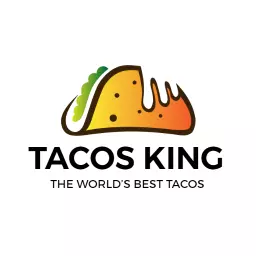 Colorful Taco Design Representing Delicious Tacos Logo Template