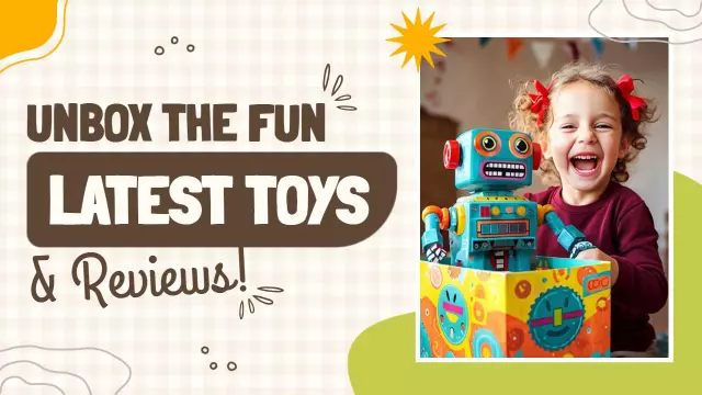 Colorful Toy Unboxing Fun Review YouTube Thumbnail Template