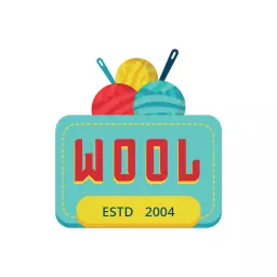Colorful Yarn Balls Representing Wool Crafting Hobby Logo Template