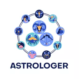 Colorful Zodiac Signs Representing Astrological Insights Logo Template