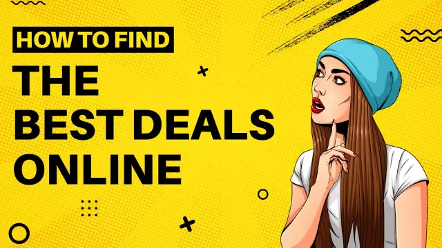 Comic Style Character Shopping Tips YouTube Thumbnail Template