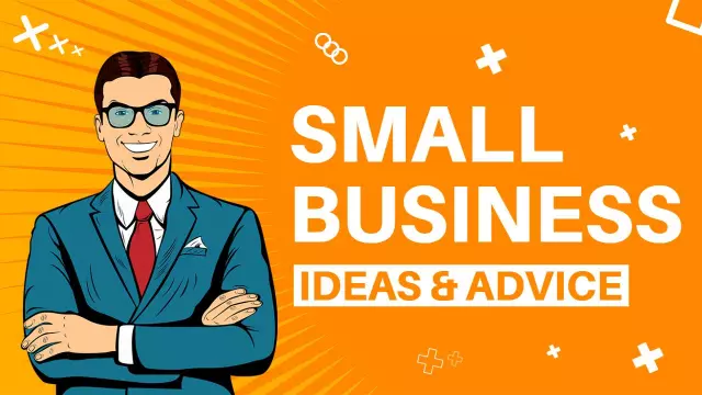 Comic Style Small Business Ideas Advice YouTube Thumbnail Template