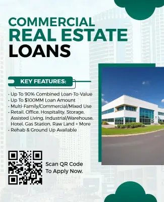 Commercial Real Estate Loans Promotional Flyer Template