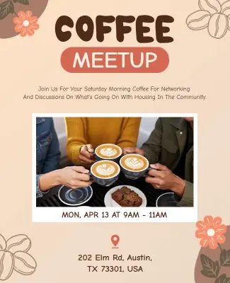 Free Coffee Flyer Templates for Community Mornings & Meetups