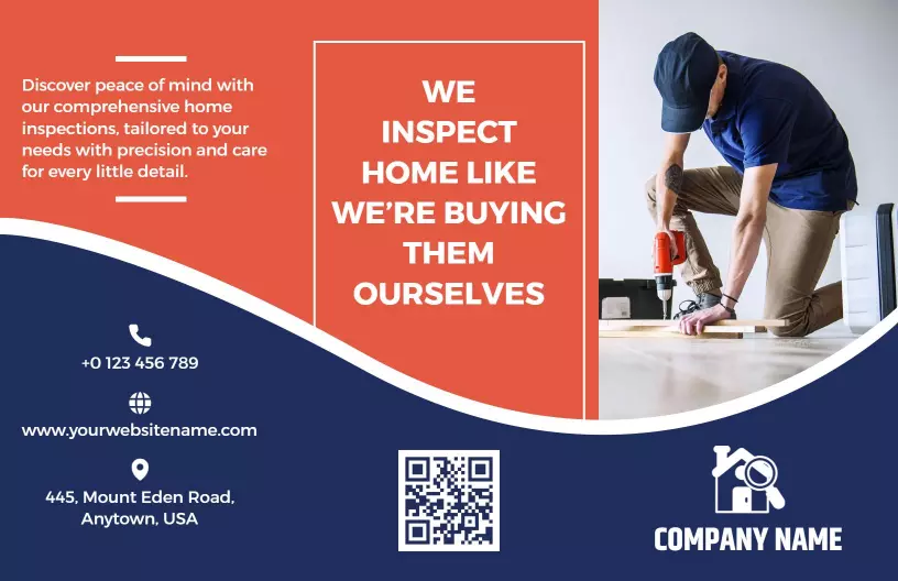 Comprehensive Home Inspection Services Real Estate Brochure Template