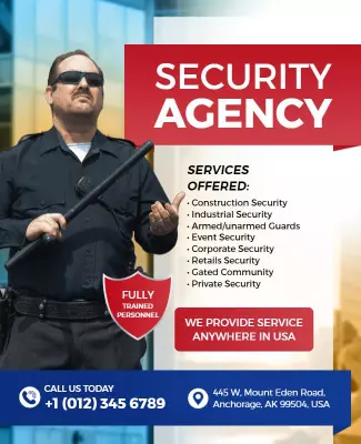 Comprehensive Security Services Agency Flyer Template