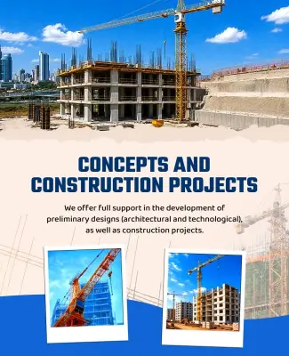 Construction and Architectural Development Project Poster Template