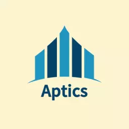 Contemporary Blue Skyscraper Design for Architect Logo Template