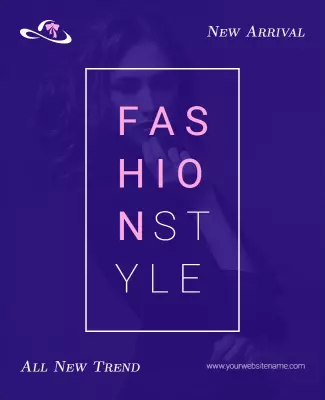 Contemporary Fashion Style Promotion Flyer Template