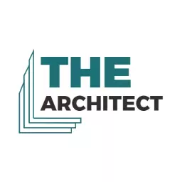 Contemporary Geometric Lines Representing Architect Services Logo Template