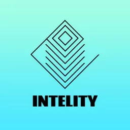 Cool Aqua and Black Geometric Design for Architect Logo Template