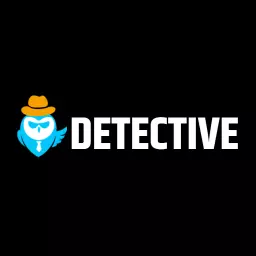 Cool Blue Owl with Stylish Hat Symbolizes Detective Agency Logo Template