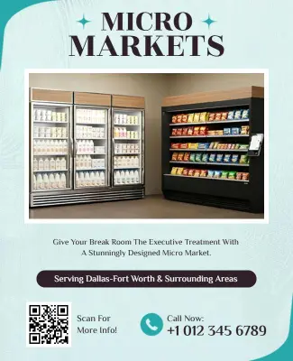 Corporate Office Micro Market Promotion Flyer Template