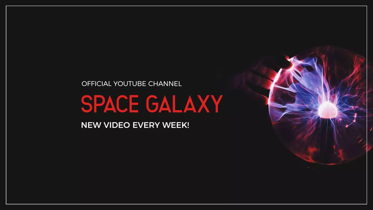 Cosmic Energy Theme with Dark Background YouTube Banner Template