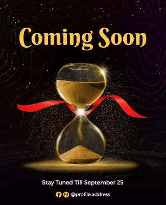 Countdown Event Announcement Flyer Template