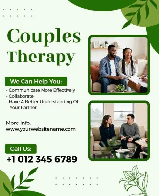 Couples Therapy Promotional Flyer Template
