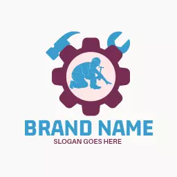 Crafting Durable Structures with Modern Construction Logo Template